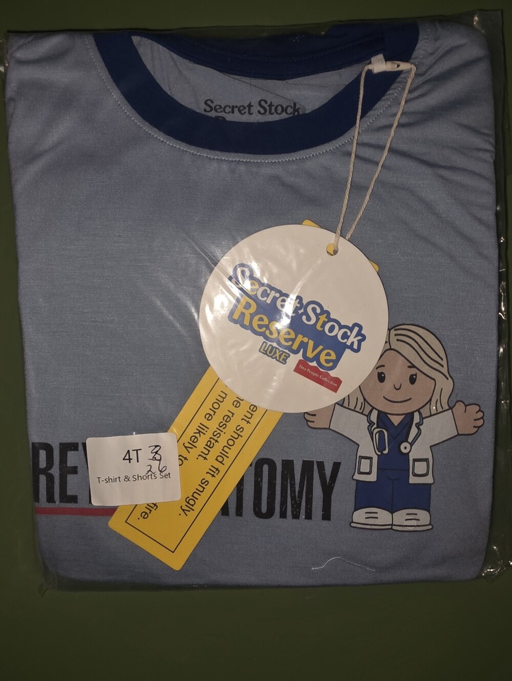 Greys Anatomy/Little People daywear Set!!
